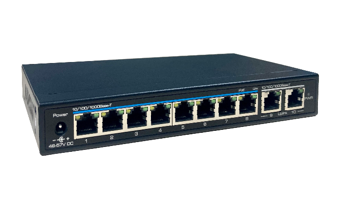 10口全千兆PoE交換機(jī)